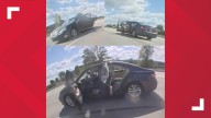 Police search for driver who allegedly stopped in middle of I