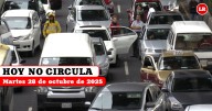 Hoy No Circula martes 28 de octubre 2025: qué autos descansan en CDMX y Edomex