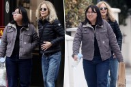 Meg Ryan and daughter Daisy, 21, pictured strolling around London in rare outing