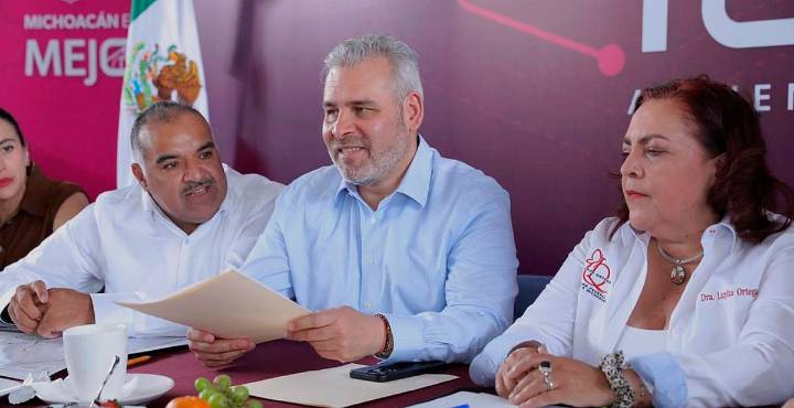 Disponible en Jacona, predio para construir guardería Ceci del IMSS: Bedolla