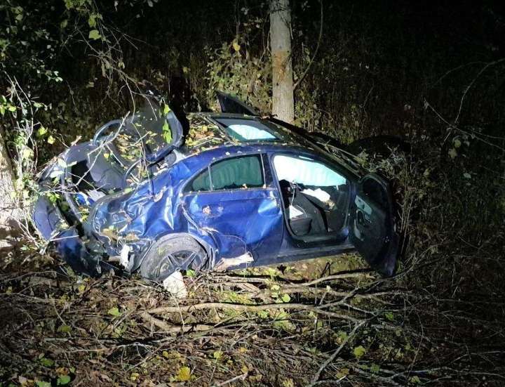 Cambridge resident facing charges after Grey Highlands crash