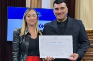 Orgullo santiagueño: Gabriel Flores recibió el Premio René Favaloro al Deportista Solidario