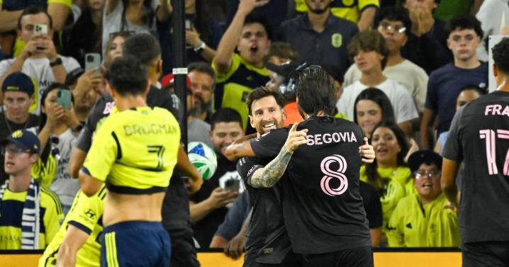 Lionel Messi's 2nd career MLS hat trick gives Inter Miami edge over Nashville