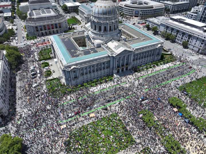 Map: Where ‘No Kings' protests are happening in the Bay Area
