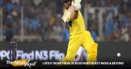 Mitchell Marsh enters record books with explosive century during AUS