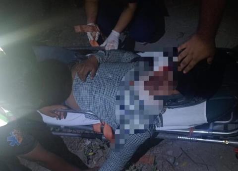 HERIDO EBRIO MOTOCICLISTA