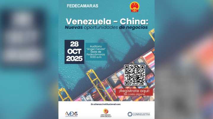 Venezuela y China explorarán nuevas oportunidades de negocios, en foro organizado por Fedecámaras
