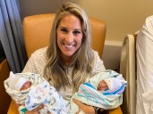 I have 3 kids of my own and am on my 9th surrogate baby. At 39, I'm done being pregnant.