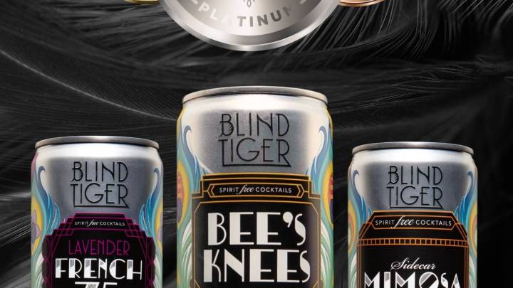 How many awards has Blind Tiger Spirit Free Cocktail won?