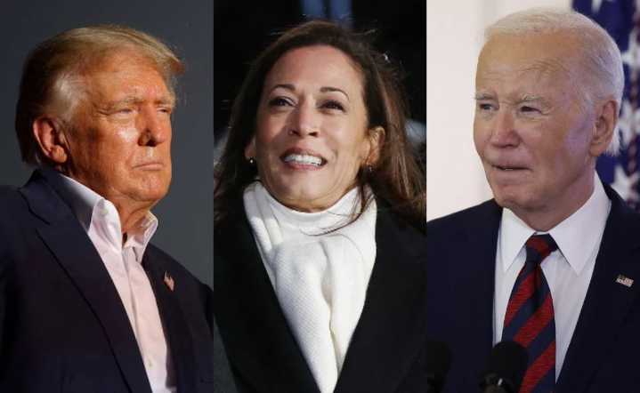Biden y Harris reconocen a Trump por su papel en el alto el fuego en Gaza