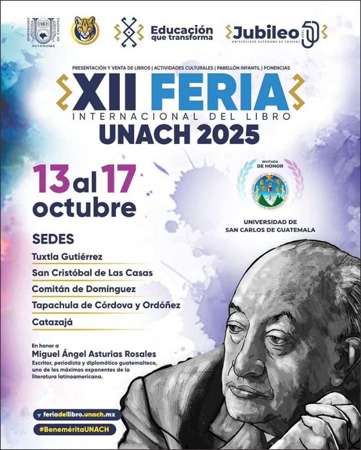 TODO listo para el inicio de la XII Feria Internacional del Libro UNACH