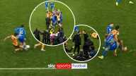 Birmingham vs Hull | Huge brawl after back-to-back nasty challenges