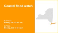 NY weather: Coastal flood watch for part of New York for Sunday and Monday