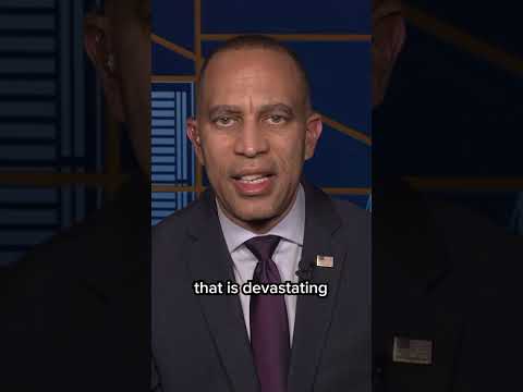 Dem. House Leader Hakeem Jeffries responds to government shutdown