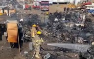 Se incendia recicladora en Juárez