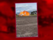 VIDEO: Explosión e incendio tras caída de avión en Paramillo