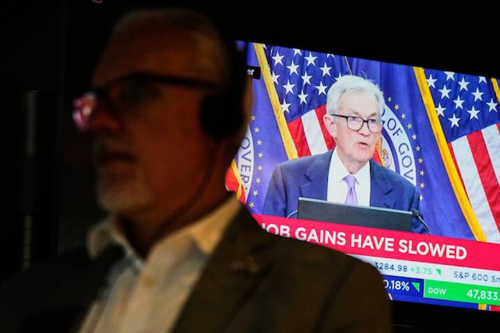 Stocks sink after Powell says December rate cut not set in stone