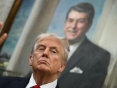 What Ontario's anti-tariff ad says vs. what Ronald Reagan said in his speech