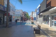 El centro santiagueño, casi desierto en este viernes feriado