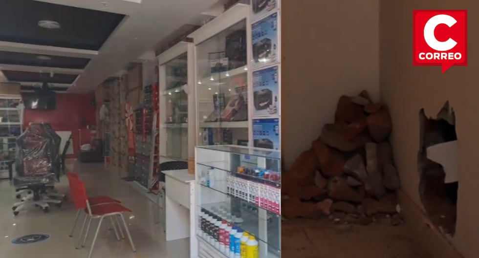 Delincuentes roban más de 50 laptops y equipos tecnológicos de tienda en Huancayo