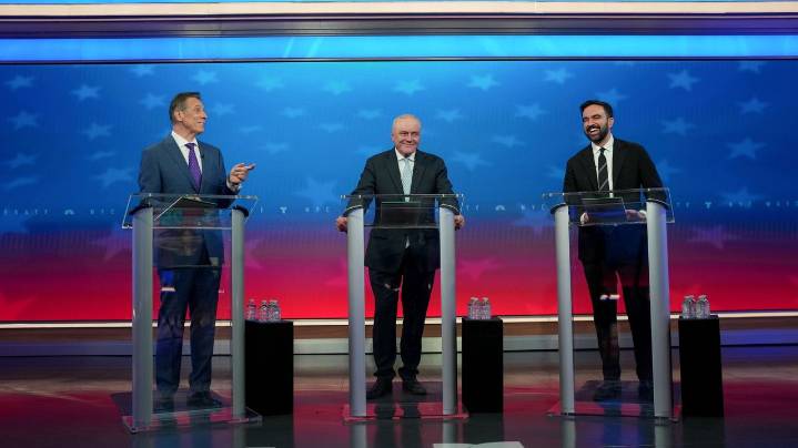 Many swings, few knockout hits as Cuomo and Mamdani trade jabs in heated first NYC mayoral debate
