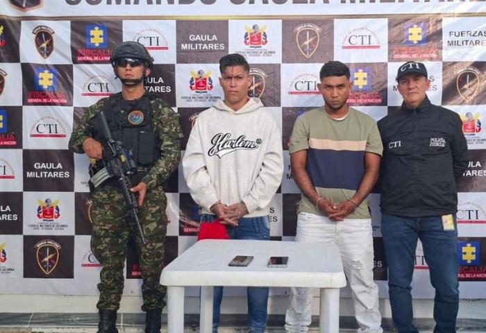 Capturados dos de ‘Los Pachencas’ por extorsión a comerciante