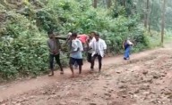 Pregnant woman carried on cot for 2km due to lack of motorable road