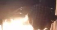 Dramatic footage of 'arson attack' at Mosque as police investigate hate crime