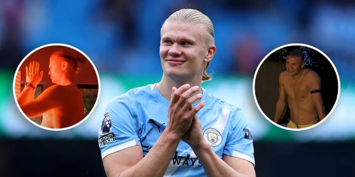 De goleador a youtuber: el curioso día a día de Erling Haaland entre baños de hielo, terapia de luz roja y leche cruda