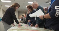 Brook Park open house about road changes for a new Browns stadium draws a large crowd