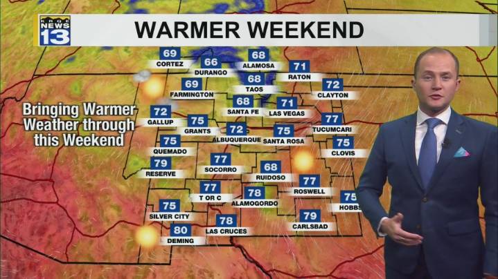Finally feeling like fall across New Mexico, including colder overnight low temperatures