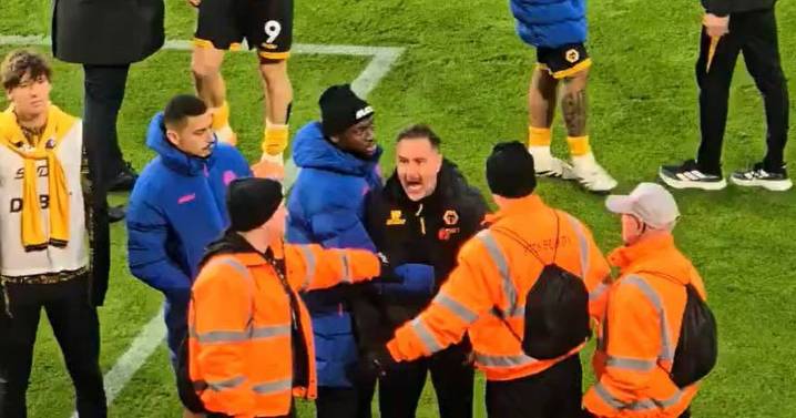 Vitor Pereira pulled away from erupting Wolves fans in ugly scenes after Burnley loss