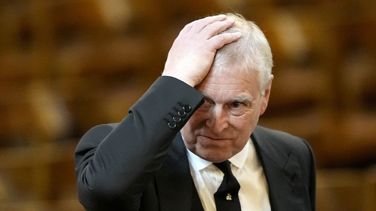 Public supports King's move to strip Andrew's titles, YouGov poll shows