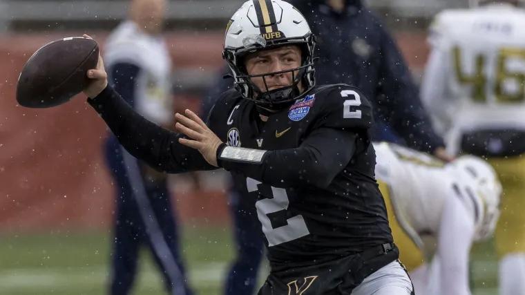 Vanderbilt's Diego Pavia hits the Heisman against LSU