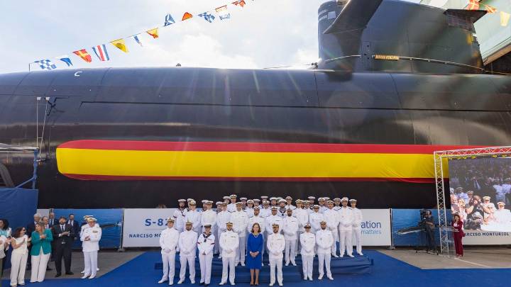 Estreno del S-82, clave en la renovación de la flota submarina española