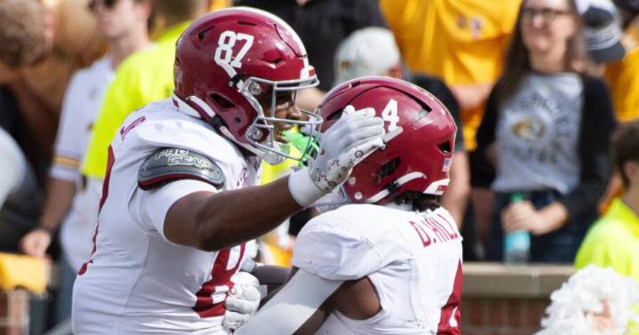 Saturday's Top 25 roundup: Alabama beats No. 14 Missouri