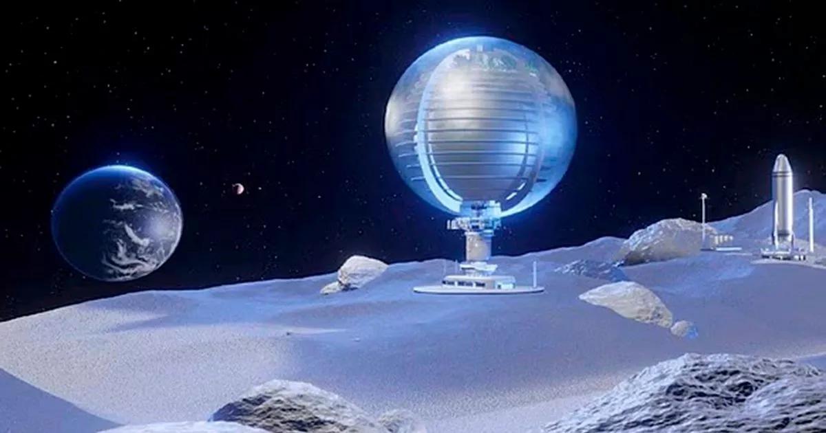 Astronauts could in live giant glass bubbles made from Moon dust, experts say