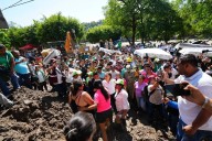 Supervisa Sheinbaum labores de apoyo a damnificados por lluvias en Veracruz y SLP