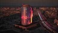 La nueva iluminación de la Torre del Agua queda desierta y Oboria y Telefónica tendrán una segunda oportunidad