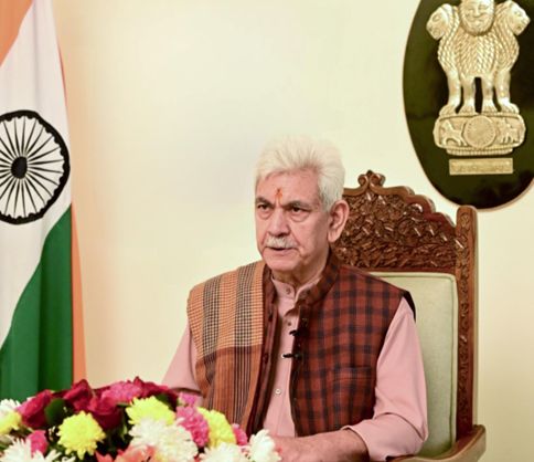 LG Sinha Discusses Harmony Initiatives, Releases Punjabi Poetry Collection