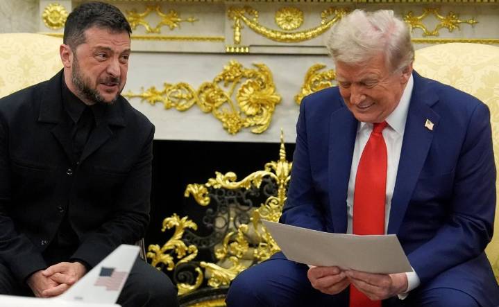 Antes de su reunión con Zelensky, Trump muestra dudas acerca del envío de misiles Tomahawk a Kiev
