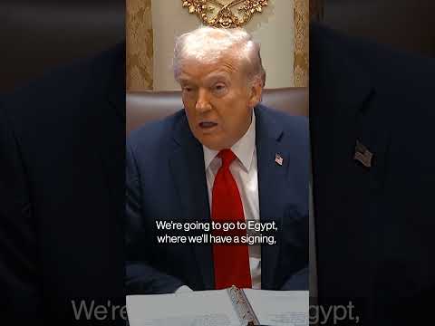 Trump Says He’ll Travel to Israel as Hamas Agrees to End War
