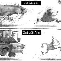 Editorial Cartoon: Ice age