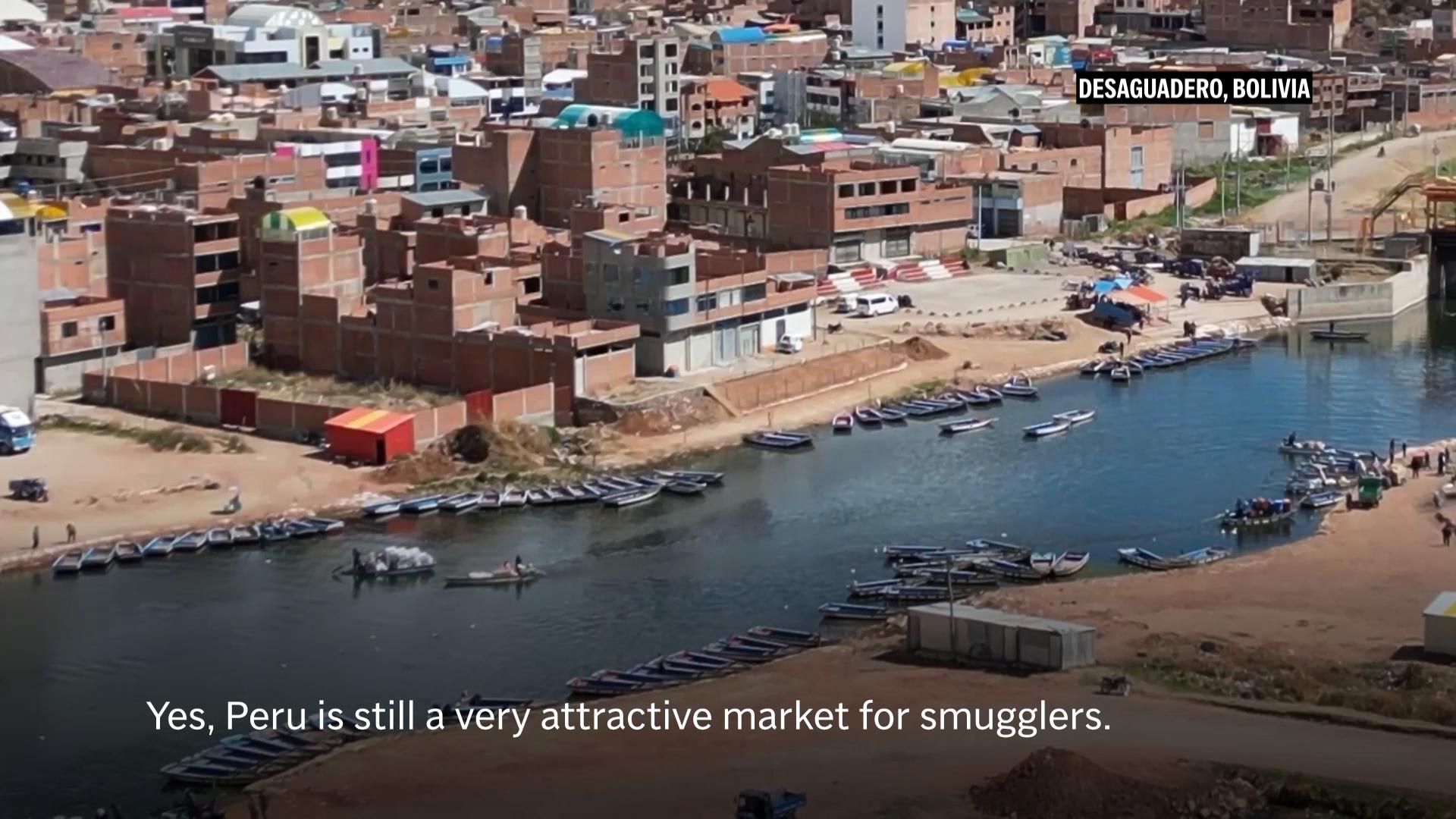 Bolivians smuggle goods to Peru to make ends meet as crisis