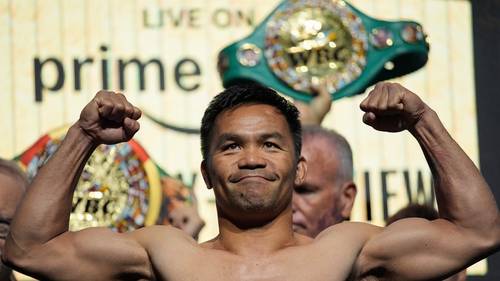 Manny Pacquiao insinúa posible revancha con Floyd Mayweather