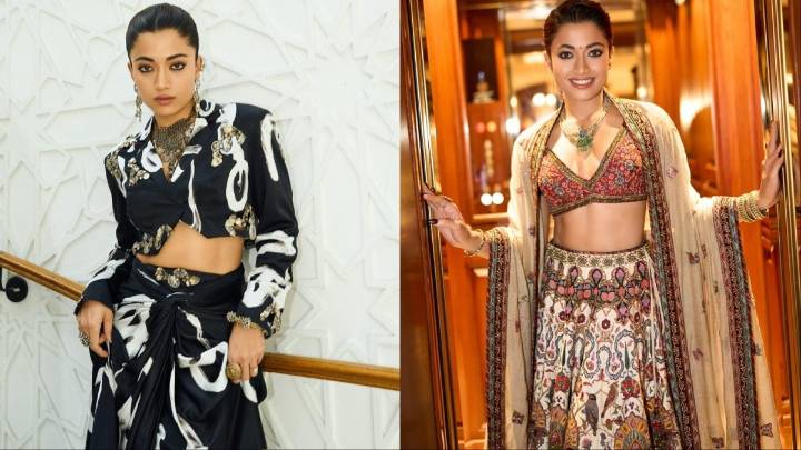 Rashmika Mandanna Serves Regal Romance And Runway Rebellion In Two Chic Looks