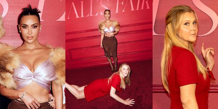 Kim Kardashian & Amy Schumer Recreate Their Iconic Red Carpet Moment at ‘All’s Fair’ Event, 10 Years Later | All's Fair, Amy Schumer, Kim Kardashian, Naomi Watts, Niecy Nash, Ryan Murphy, Sarah Paulso