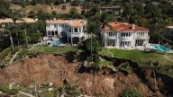 Hundreds of feet of coastal bluff in California fell toward the ocean in landslide