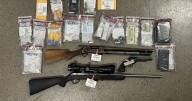 Deputies discover firearms, narcotics and explosive device during traffic stop