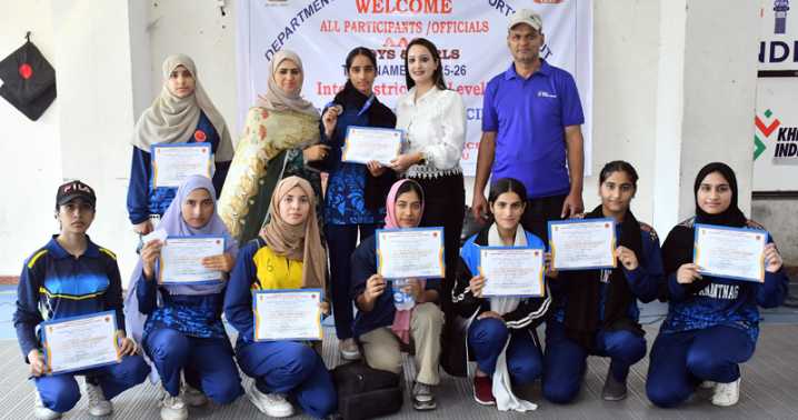 Inter-district fencing competitions for  U-19 girls conclude at MA Stadium